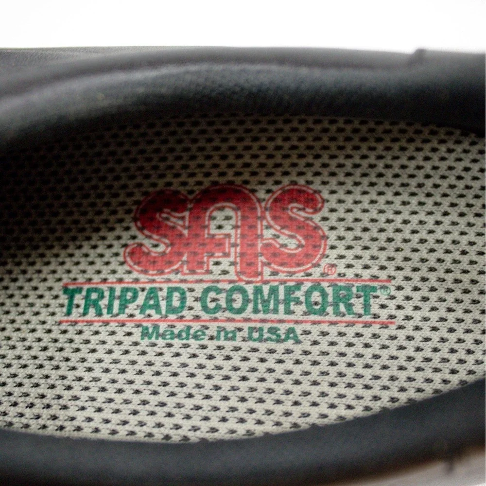 SAS Take Time Moccasin Shoe Women's Size 9.5 Black Leather Casual Comfort